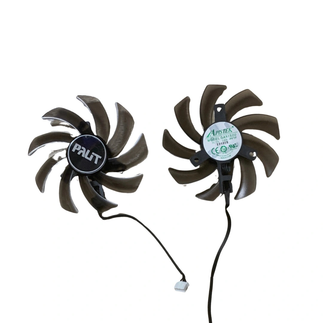 GA91S2U Graphics Card Cooling Fans - Replacement Fans for Palit Gainward and PNY GPUs (Set of 2 fans)